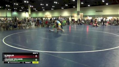 152 lbs Round 2 (6 Team) - Coleman Williams, Storm Wrestling vs B Singler, CWC