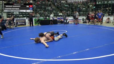 175 lbs Cons. Quarters - Brogan Ganshert, Big Game vs Cashton Kottman