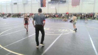 86 lbs 5th Place - Oliver Leitz, Dominate Club Wrestling vs Bradley Schreiber, Rancho Bernardo WC