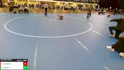 Boys 3rd-4th Grade - 56 5th Place Match - Henry Spree, Immortal Athletics WC vs Coleman Nuss, Immortal Athletics WC