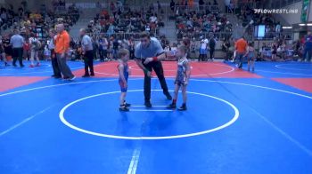 40 lbs Semifinal - Kruze Brooksher, Skiatook Bulldog Wrestling vs Gatlin Earp, Chandler Takedown Club