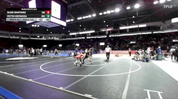 Girls 105 lbs Cons. Round 2 - Feyth Espinoza, Davis (Girls) vs Elise Martinez, Tenino (Girls)