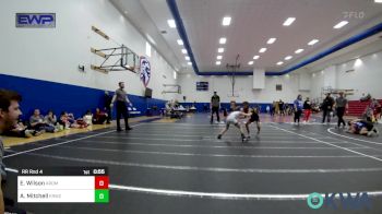 47-51 lbs Rr Rnd 4 - Evee Wilson, ARDMORE TAKEDOWN CLUB vs Azayla Mitchell, El Reno Wrestling Club