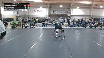 184 lbs 3rd Place Match - Bradley Mayse, Grand Valley State vs David Davis, Tiffin