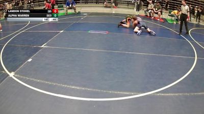 139 lbs 5th Place Match - Landon Stohel, Sublime Wrestling Academy vs Alpha Warren, Dove Creek