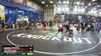 106 lbs Cons. Round 3 - Jackson Stouffer, Brandon High vs Gemarri Daniel, Robinson High School