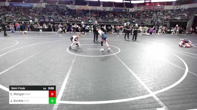 78 lbs Semifinal - Coleman Morgan, North Desoto Wrestling Academy vs Jackson Dunkle, Excelsior Springs Youth Wrestling