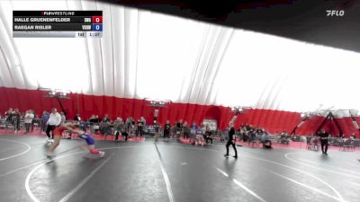 110 lbs 5th Place Match - Halle Gruenenfelder, Sarbacker Wrestling Academy vs Raegan Risler, Victory School Of Wrestling