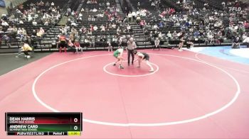 153 lbs Champ. Round 2 - Andrew Card, Olympus High School vs Dean Harris, Logan High School