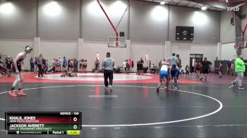 130 lbs Semifinal - Jackson Averett, Skull & Crossbones Wrestling C vs Khalil Jones, Arab Youth Wrestling