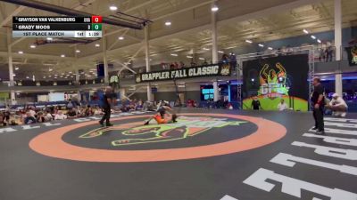 98 lbs 1st Place Match - Grady Moos, Unattached vs Grayson Van Valkenburg, Unattached