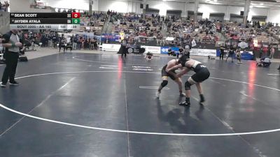 AA 165 lbs Cons. Round 1 - Sean Scott, Science Hill High School vs Jayden Ayala, Bartlett High School
