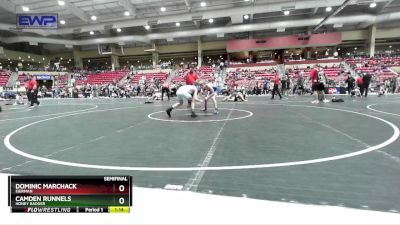 100 lbs Semifinal - Camden Runnels, Honey Badger vs Dominic Marchack, EIERMAN