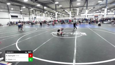 52 lbs Consi Of 4 - Brayden Spangler, Trybe vs Carson Clark, Fearless WC