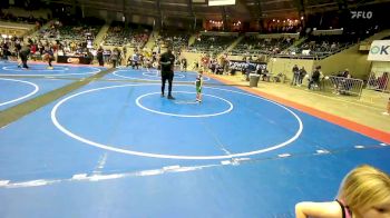 46 lbs Consi Of 8 #1 - Emerson Quinn, Catoosa Youth Wrestling vs Oakley Anno, HURRICANE WRESTLING ACADEMY