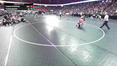 D3-157 lbs Quarterfinal - Tyson Imhoff, Iowa-Grant/Highland vs Logan Peterson, Cumberland