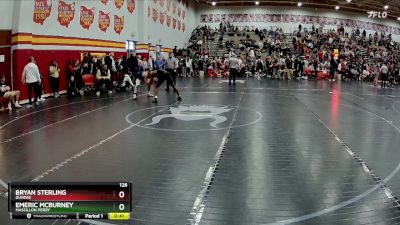 126 lbs Cons. Semi - Bryan Sterling, Dundee vs Emeric McBurney, Massillon Perry