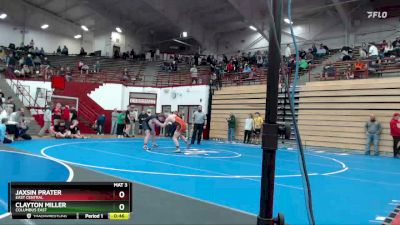 165 lbs Cons. Semi - Jaxsin Prater, East Central vs Clayton Miller, Columbus East