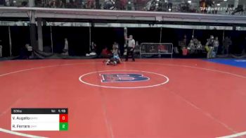 93 lbs Quarterfinal - Vincent Augello, Barn Brothers vs Ryan Ferrara, Empire Elite