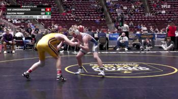 145 lbs Quarterfinal - Ian Longenberger, Boiling Springs vs Dalton Perry, Central Mountain