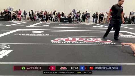 Sariah The Last Panda vs Matteo Ayres 2025 ADCC Atlanta Open