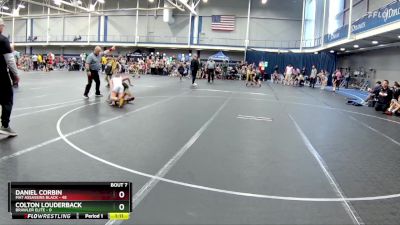 88 lbs Round 3 (6 Team) - Daniel Corbin, Mat Assassins Black vs Colton Louderback, Brawler Elite