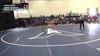 165 lbs Champ. Round 1 - Turner Yanagisawa, Rio Hondo College vs Thomas Venezia, Unattached