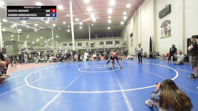 150 lbs Rr Rnd 7 - Olivya Kroope, Alpha Girlz vs Jansen Derzanovich, Journeymen Wrestling - Girls