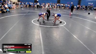 115 lbs Round 1 - Myia Hofaker, Minden vs Paris Plough, Bellevue East