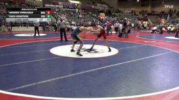 4A 132 lbs Cons. Semi - Zach Johntson, Southside Charter High School vs Andrew Threlkeld, Mena