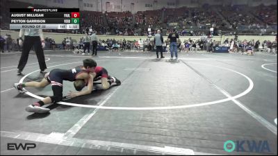 73 lbs Round Of 32 - August Milligan, Pauls Valley Panther Pinners vs Peyton Garrison, Verdigris Youth Wrestling