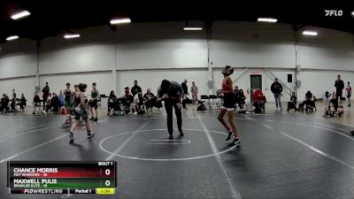 92 lbs Round 1 (4 Team) - Chance Morris, Mat Warriors vs Maxwell Pulis, Brawler Elite