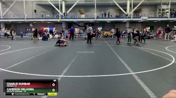 96 lbs Round 9 (10 Team) - Cameron Melhorn, Upstate Uprising vs Charlie Dunbar, Kraken