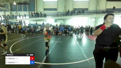 Rr Rnd 2 - Annabelle Newton, Coolidge vs Chanelle Gephart, Yucca Valley Wrestling