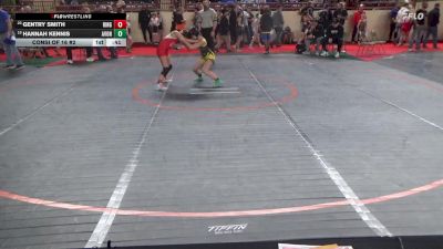 92_G lbs Consi Of 16 #2 - Gentry Smith, Ringgold vs Hannah Kennis, Avonworth