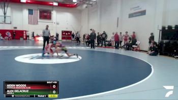 106 lbs Cons. Round 3 - Alex Delacruz, Angola vs Aiden Woods, Franklin Wrestling Club