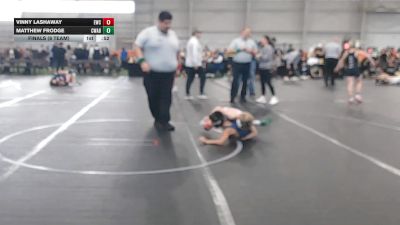 56 lbs Finals (8 Team) - Matthew Frodge, Contenders WA Blue vs Vinny Lashaway, Empyre WC