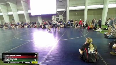 122 lbs Round 2 (4 Team) - Saige Trinnaman, Bear River vs Fenix Fischer, Westlake