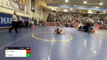 116 lbs Champ. Round 1 - Sage O`toole, Etiwanda vs Gwen Jewell, Foothill