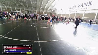 93 lbs Round 2 - Zephaniah Leslie, NV vs Dallin Spillett, ID