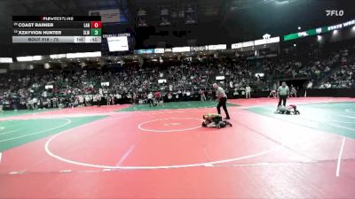 75 lbs Cons. Round 2 - Xzayvion Hunter, SLW1 vs Coast Rainier, LAN1