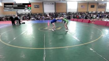 165 lbs Consi Of 8 #1 - Caeleigh White, Vergennes vs Sydney Cyr, Massabesic