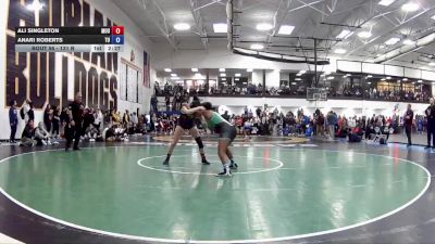 131 B Champ. Round 1 - Anari Roberts, Tiffin University vs Ali Singleton, Mount Union University