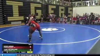 220 lbs Semis & 1st Wb (8 Team) - Asad Akbar, Charlton County vs Luke McFarland, Screven County