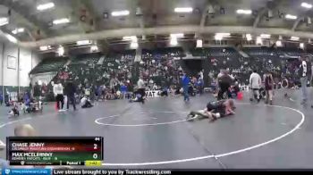 84 lbs Round 3 (6 Team) - Chase Jenny, Columbus Wrestling Organization vs Max McElihinny, Kearney Matcats - Blue