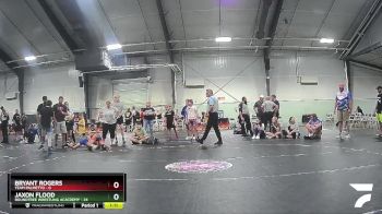 80 lbs Round 5 (6 Team) - Jaxon Flood, Roundtree Wrestling Acacdemy vs Bryant Rogers, Team Palmetto