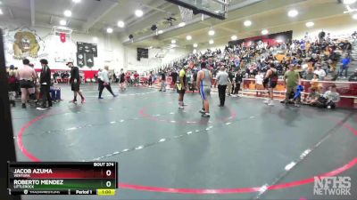 220 lbs Cons. Round 2 - Roberto Mendez, Littlerock vs Jacob Azuma, Ventura