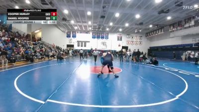 285 lbs Champ. Round 1 - Cooper Hurley, Campbell County vs Daniel Hoopes, Sheridan