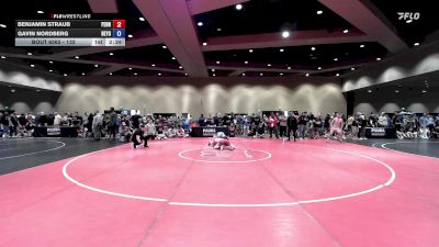 132 lbs Cons. Round 2 - Benjamin Straub, Pennsylvania vs Gavin Nordberg, New York