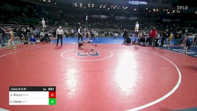 75 lbs Consi Of 8 #1 - Jonathan Rocco, Kearny vs Christopher Baldo, Bitetto Trained Wrestling